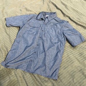 Dry Fit Patterned Button Down